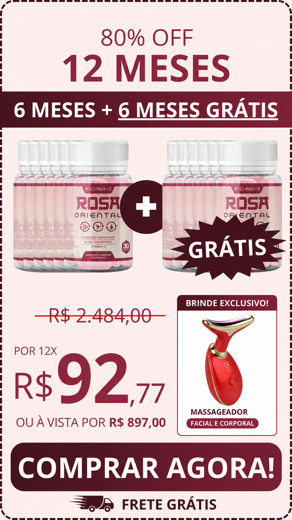 Kit 12 Meses — Rosa Oriental