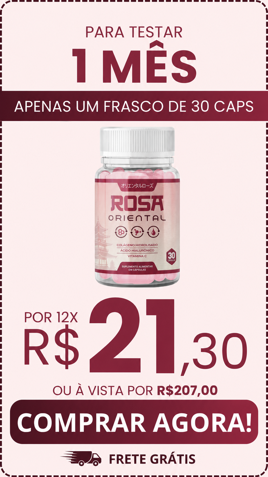 Kit 1 Mês — Rosa Oriental