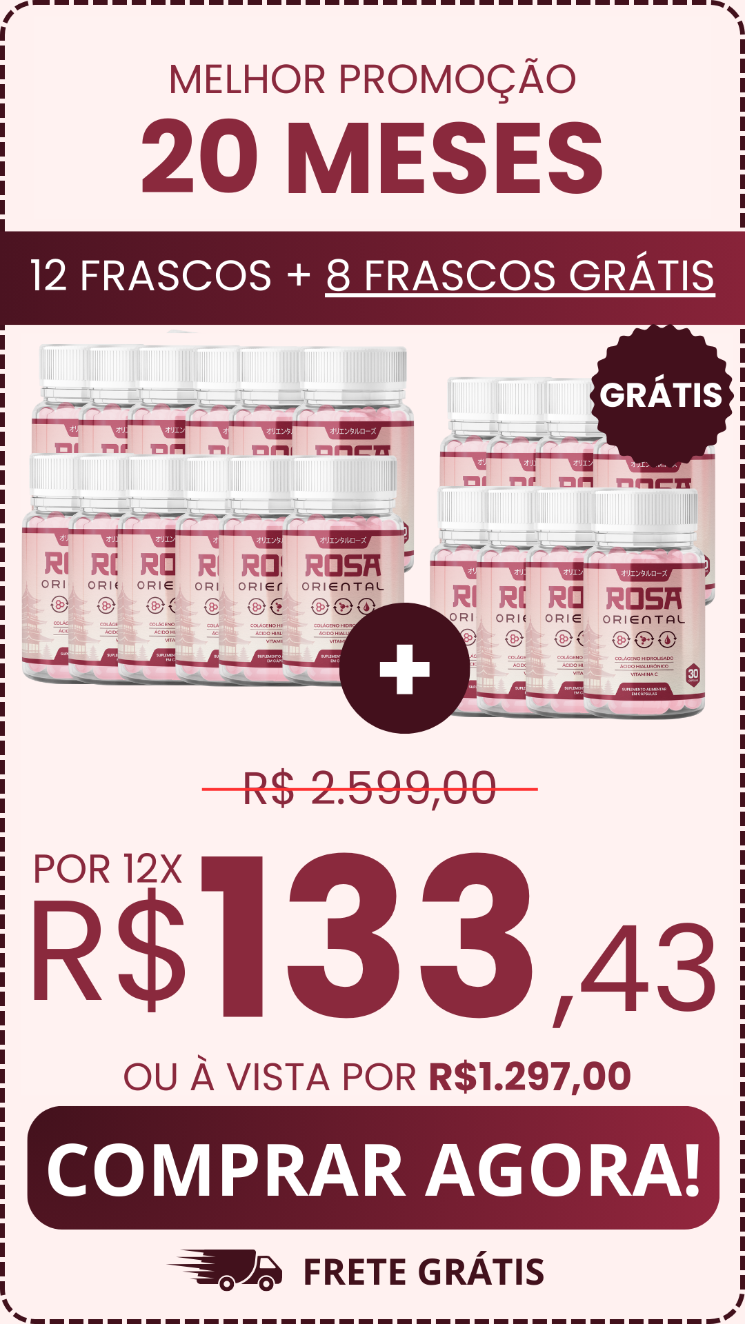 Kit 20 Meses — Rosa Oriental