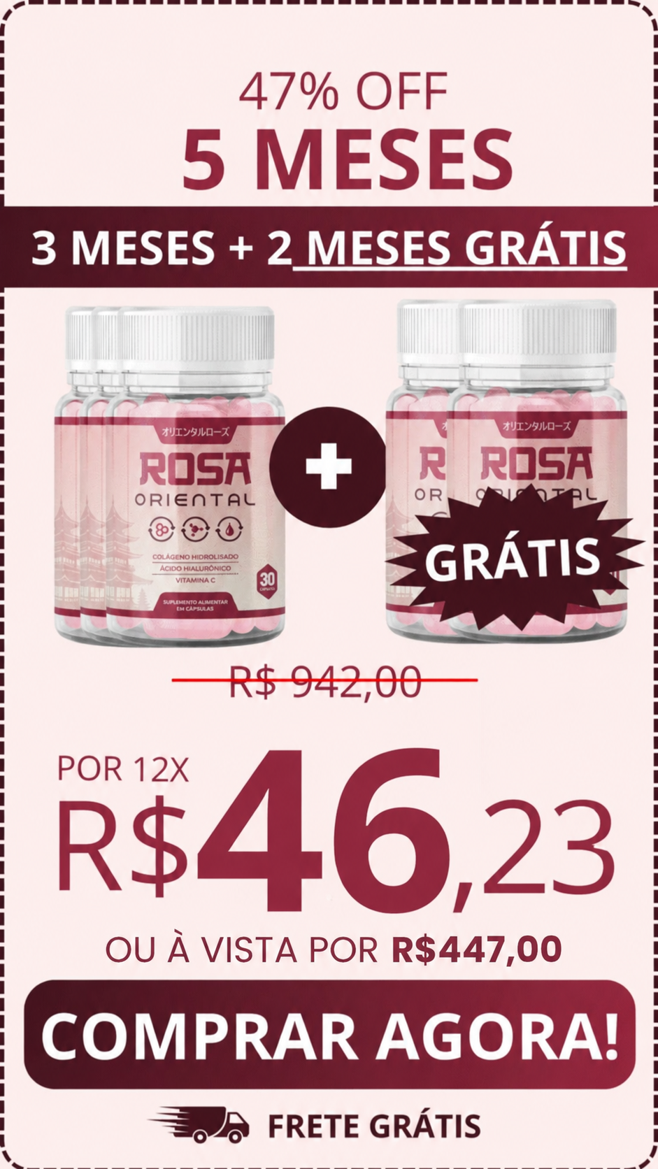 Kit 5 Meses — Rosa Oriental